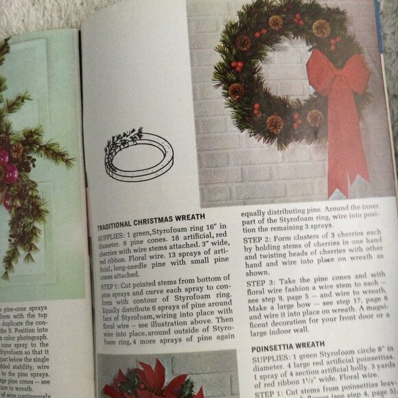 Christmas Decor  Crafts Booklet -Ornaments -Nativity -TreeTrim -Wreaths -Snowmen - Picture 5 of 6